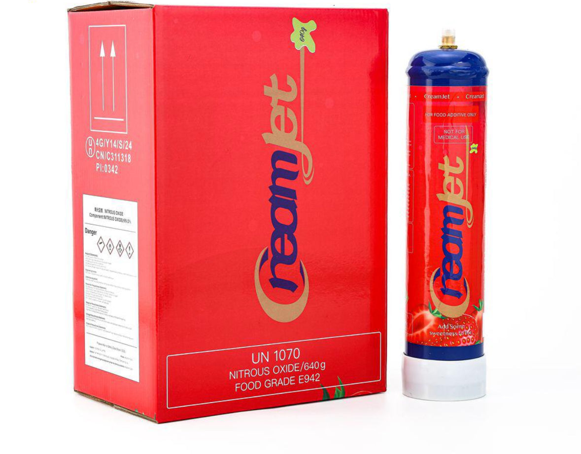 Creamjet gas fragola 640g (1pezzo)